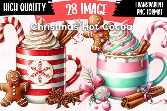 Download Christmas Hot Cocoa Sublimation Clipart - Clipart Collection