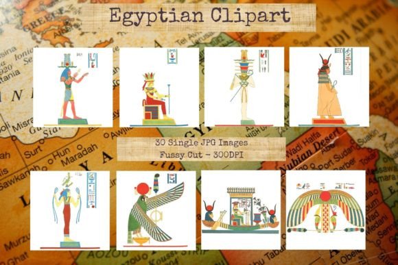 Download Egyptian Art &amp; Hieroglyphs - Clipart 02 - Clipart Collection
