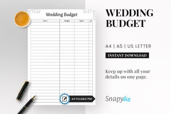 Download Wedding Budget Planner PDF - Pdf Collection