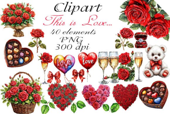 Download Watercolor Clipart is Love PNG - Clipart Collection