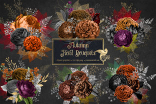 Download Autumn Floral Bouquets Clipart - Clipart Collection