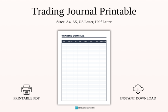 Download Printable Trading Journal PDF - Pdf Collection