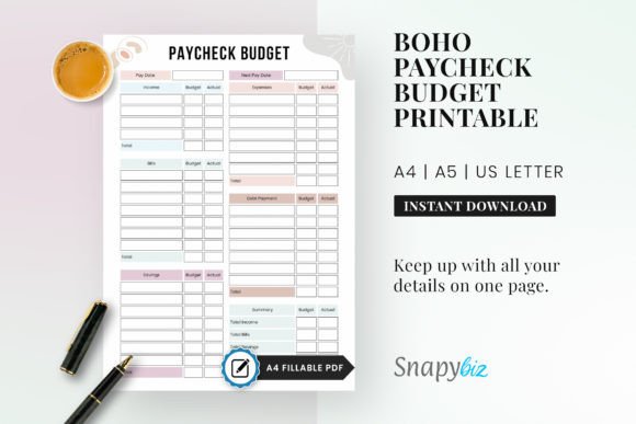 Download Paycheck Budget Pdf | Budget Worksheet - Pdf Collection