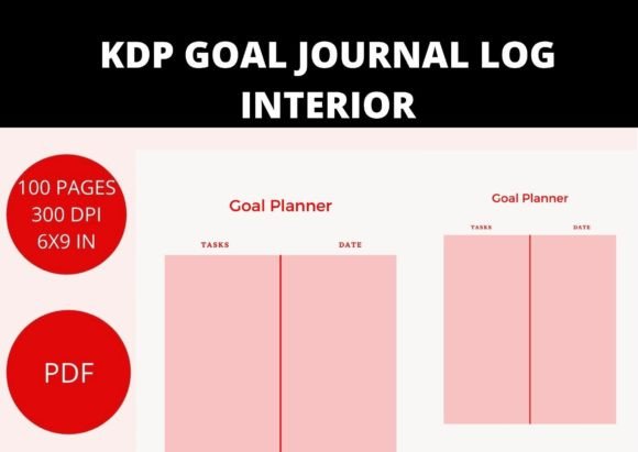 Download KDP GOAL PLANNER PDF INTERIOR - Pdf Collection
