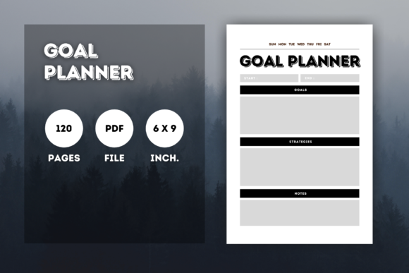 Download KDP Interior Goal Planner - Goal planner Collection
