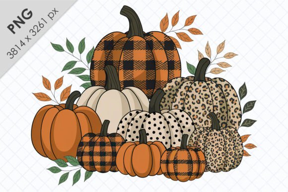 Download Autumn Pumpkin Collage PNG Clipart - Clipart Collection