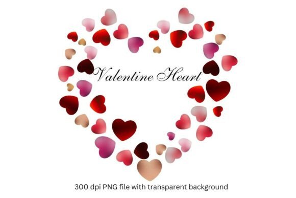 Download Red and Pink Valentine Heart Clipart - Clipart Collection