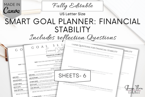 Download Financial Stability Smart Goal Planner - Goal planner Collection