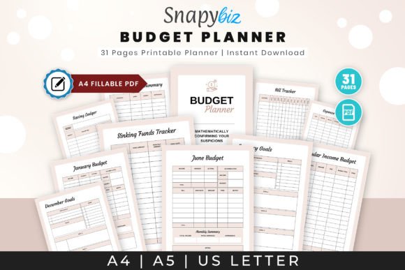 Download Fillable Budget Printable Planner PDF - Pdf Collection