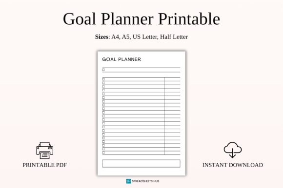 Download Weekly Habit Strategic Goal Planner PDF - Pdf Collection